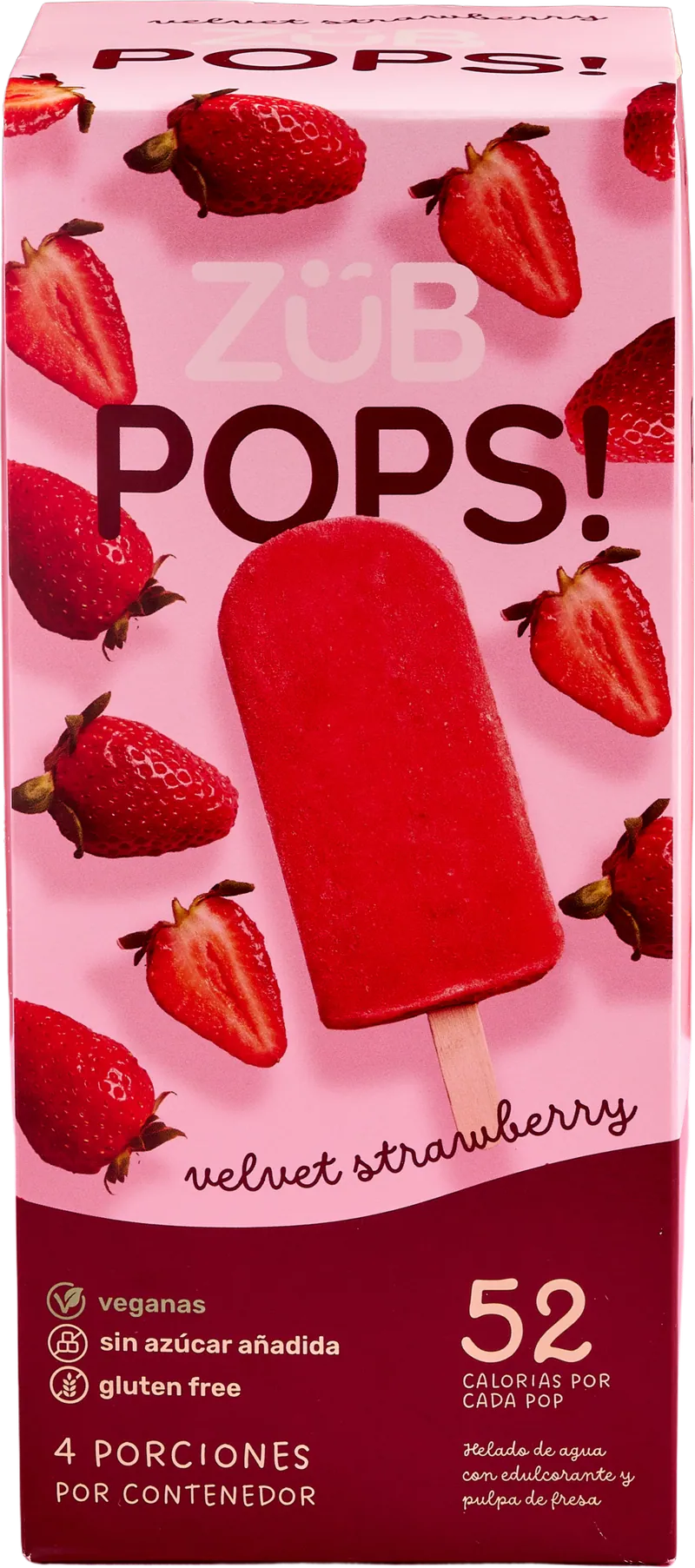 Pote oficial de ZÜB Pops Velvet Strawberry