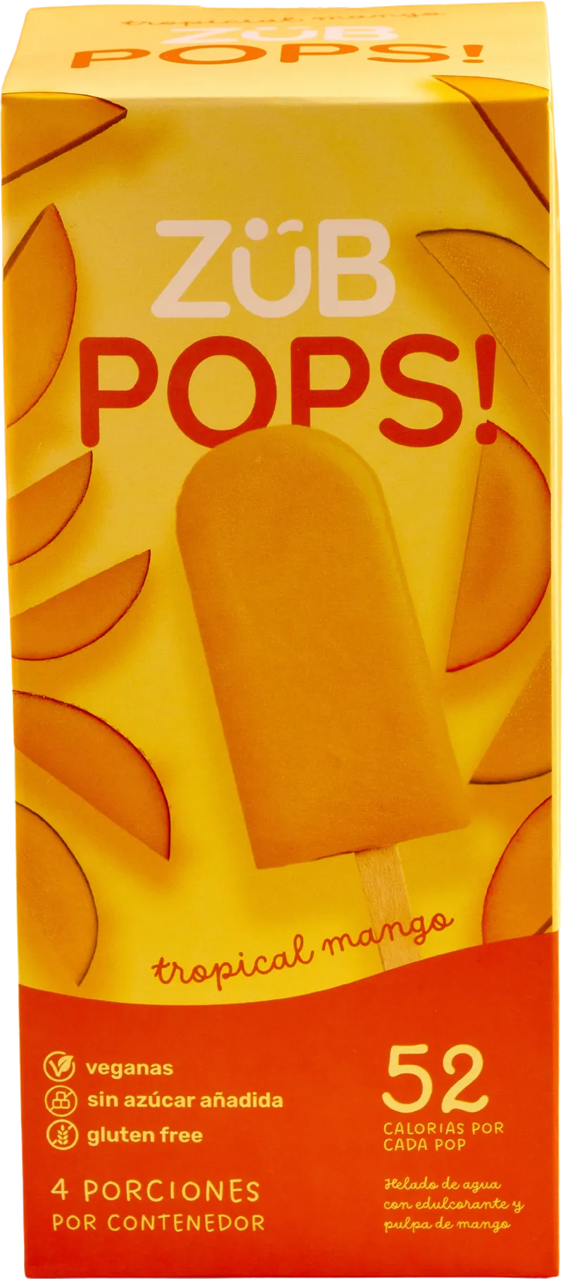 Pote oficial de ZÜB Pops Tropical Mango